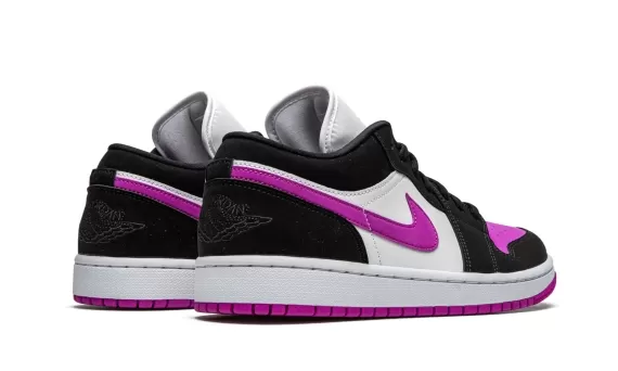 Air Jordan 1 Low - Black/ Cactus Flower