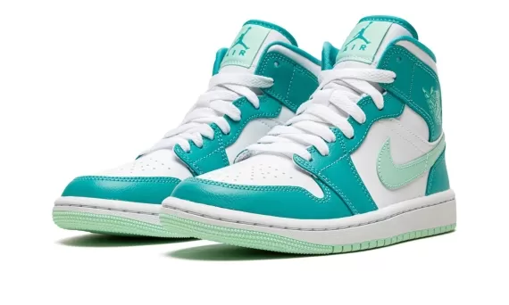 Air Jodan 1 Mid - Washed Teal