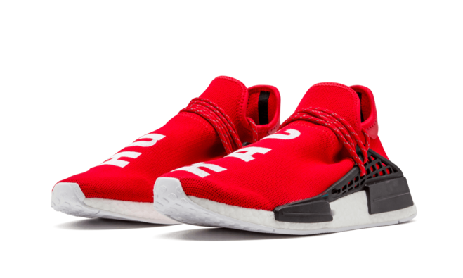 Look Stylish in Pharrell Williams NMD Human Race Scarlet for Men at Discount