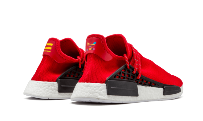 Women's Shoes: Get the Pharrell Williams NMD Human Race Scarlet & Save!