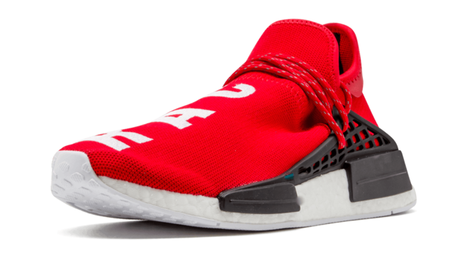 Discounted Price on Pharrell Williams NMD Human Race Scarlet for Men