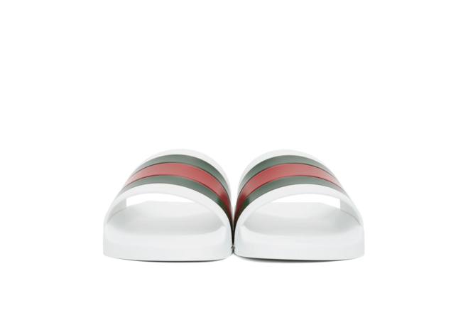 Shop Women's Gucci White Pursuit Slides - Enjoy the Best Sale Discount