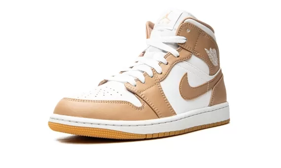 Air Jordan 1 Mid - Tan/Gum