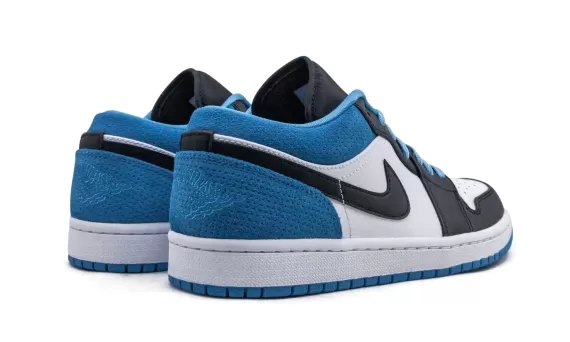 AIR JORDAN 1 Low - Laser Blue Black-Laser Blue