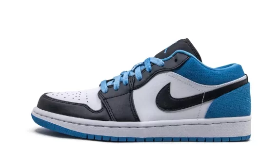 AIR JORDAN 1 Low - Laser Blue Black-Laser Blue