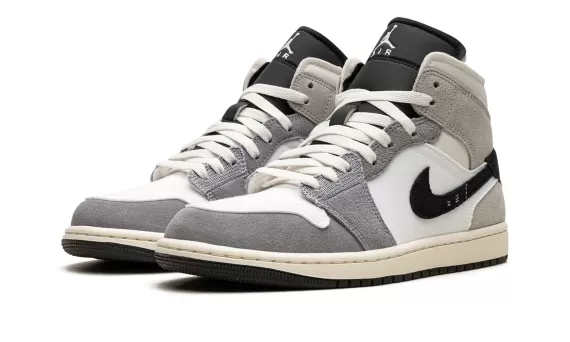  Air Jordan 1 Mid SE Craft - Cement Grey