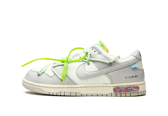 Shop NIKE DUNK LOW Off-White - Lot 7 for Men's at Discount