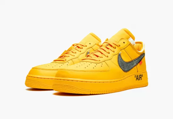 Women's NIKE AIR FORCE 1 LOW Off-White - University Gold -