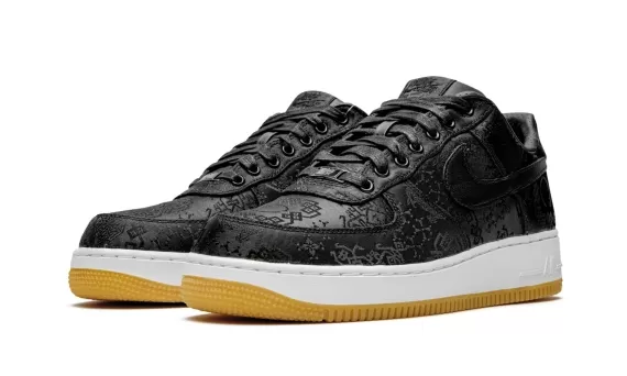 Air Force 1 07 Clot x Fragment - Black Silk