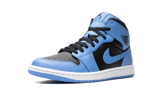 Air Jordan 1 Mid - University Blue Black