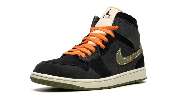 Air Jordan 1 Mid SE Craft - Anthracite Light Olive