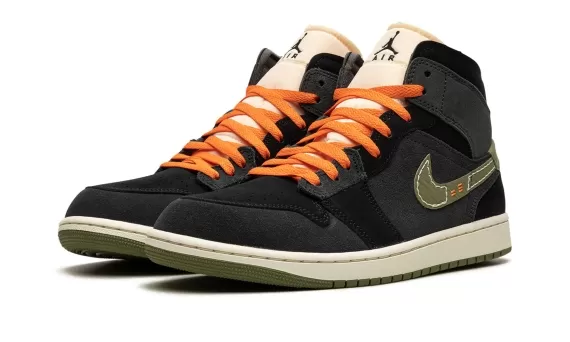 Air Jordan 1 Mid SE Craft - Anthracite Light Olive