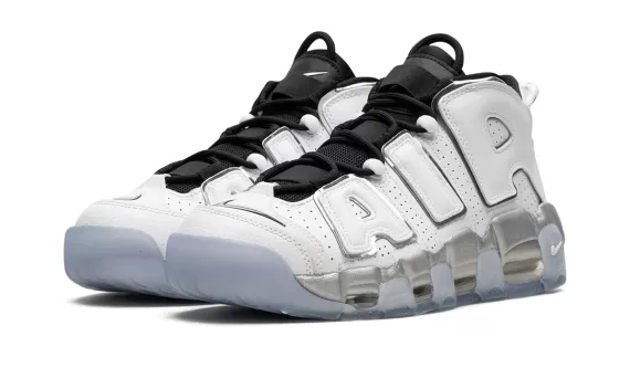 Air More Uptempo - White Metallic