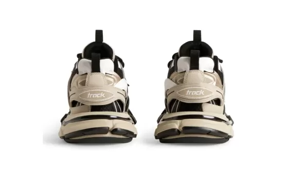 Balenciaga Track Lace-Up Sneakers Black/Beige