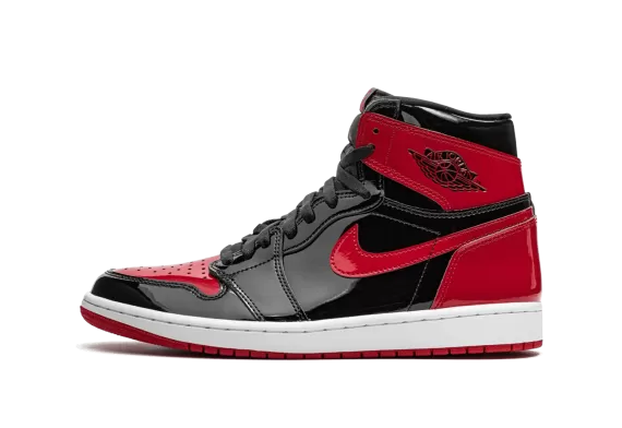 Shop Men's AIR JORDAN 1 RETRO HIGH OG - Bred Patent Today!