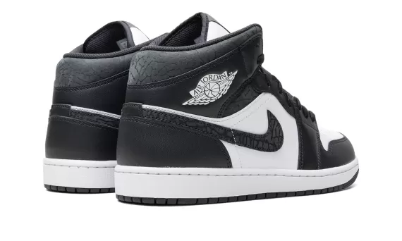 Air Jordan 1 Mid - Panda Elephant