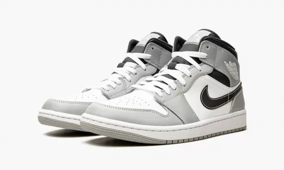 Women's AIR JORDAN 1 MID - Light Smoke Grey 2.0 - Shop Now!