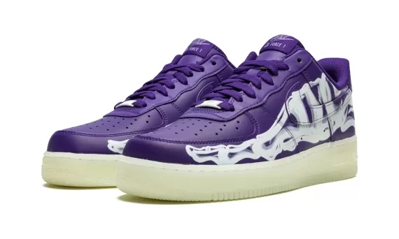 Air Force 1 Low '07 QS - Purple Skeleton Halloween