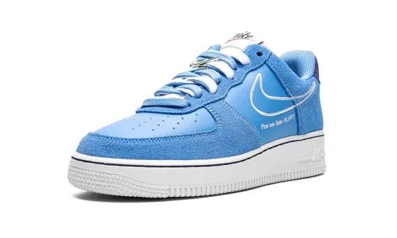 Air Force 1 Low First Use - Blue Suede