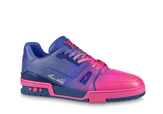 Men's Louis Vuitton Trainer Sneaker - Pink on Sale at the Shop