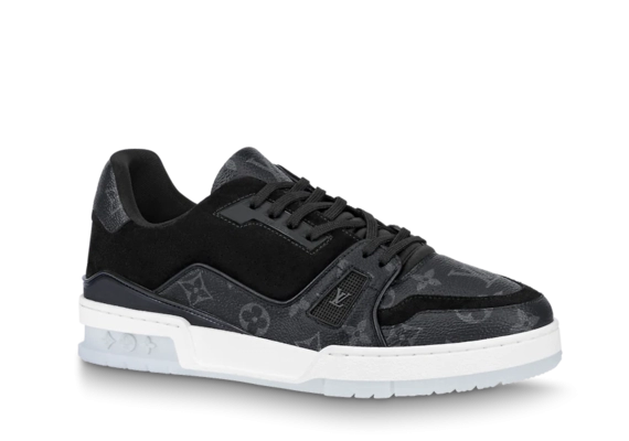 Shop Louis Vuitton Trainer Sneaker - Eclipse, Monogram canvas for Men's at Discount