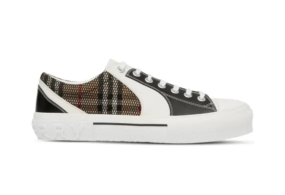 Vintage Check Mesh Low-top Sneakers - White/Multicolour
