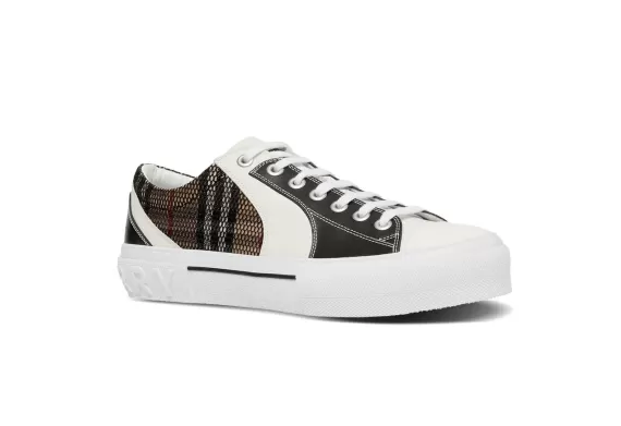 Vintage Check Mesh Low-top Sneakers - White/Multicolour