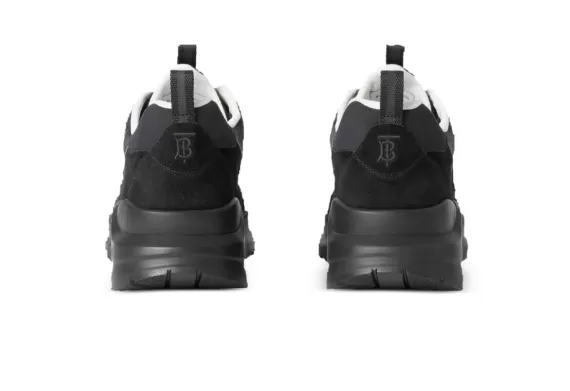 Logo-debossed Panelled Sneakers - Black