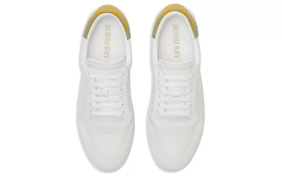 Lace-up Leather Sneakers - White/Multicolour