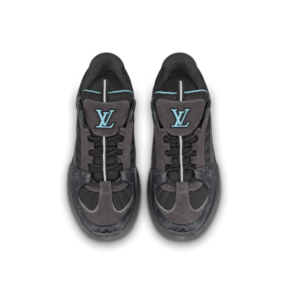 Shop now for Men's Louis Vuitton A View Sneaker in Eclipse Monogram canvas!