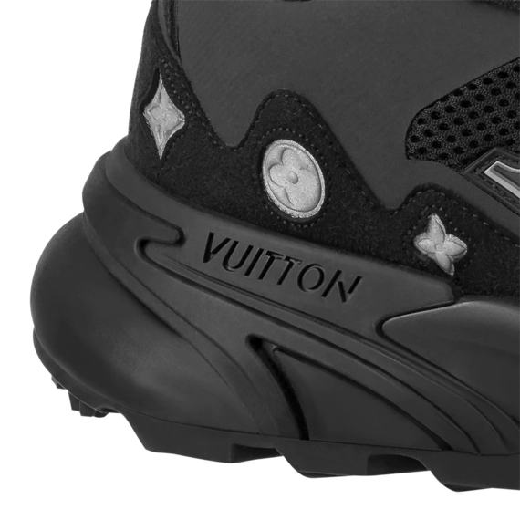 Stylish Men's Sale Get Louis Vuitton Runner Tatic Sneaker - Black, Mix of materials