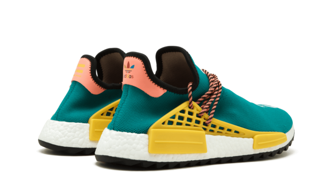 Shop fashionable men's Pharrell Williams NMD Human RACE TRAIL SUN GLOW at discount prices today
