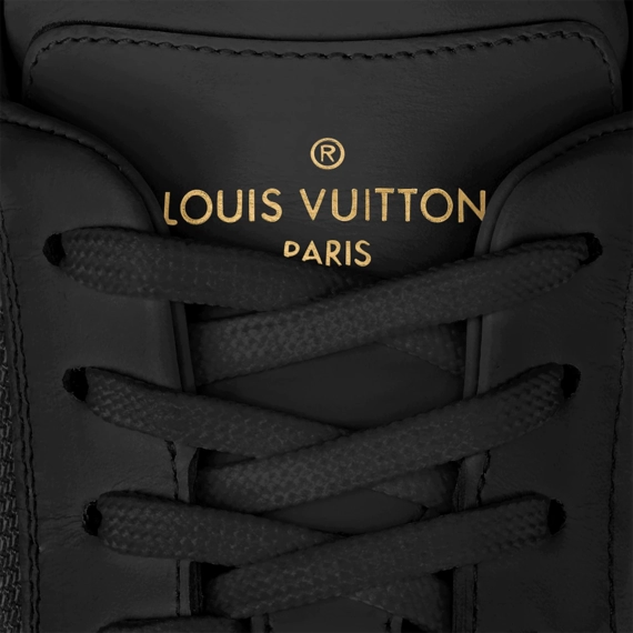 Affordable Men's Louis Vuitton Run Away Sneaker - Black Monogram Canvas & Mesh for Sale