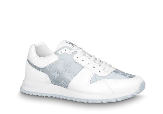 Louis Vuitton Run Away Sneaker - White, Iridescent textile and calf leather - Men's Sale & Discount