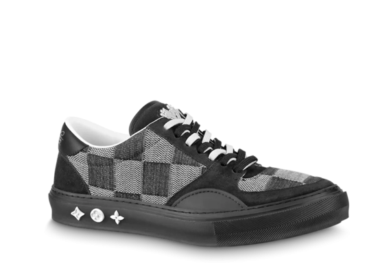 Louis Vuitton Ollie Sneaker - Blue Damier Denim for Men's at Discounted Price