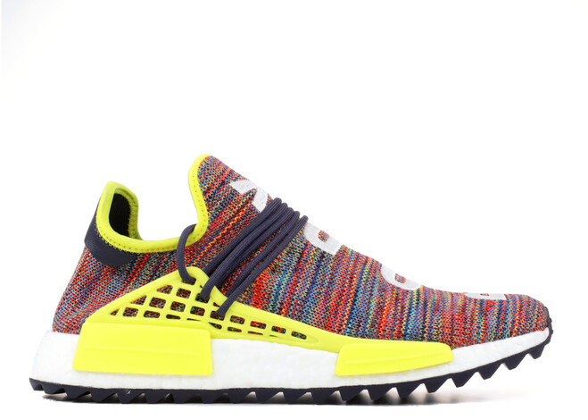 Upgrade Your Wardrobe with this Gorgeous Pharrell Williams NMD Human Race TRAIL MULTICOLOR