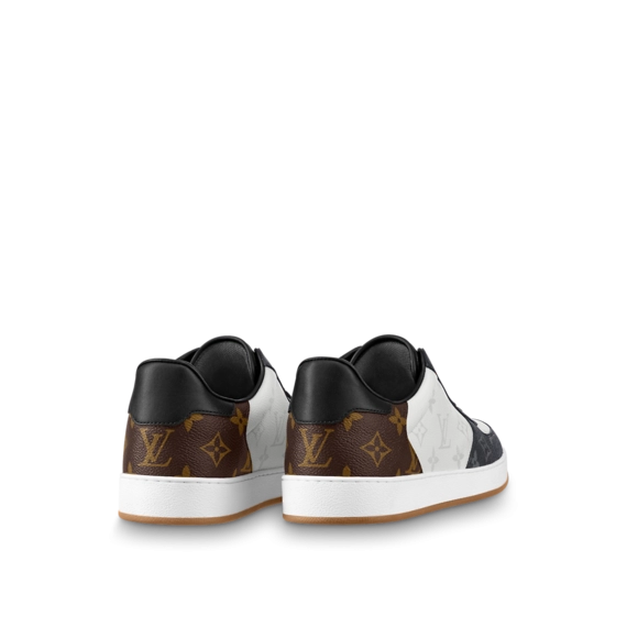 Get the perfect fit with the Louis Vuitton Rivoli Sneaker - Ebene, Monogram canvas for men.