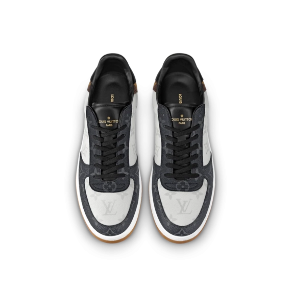 Upgrade your wardrobe with the Louis Vuitton Rivoli Sneaker - Ebene, Monogram canvas for men.