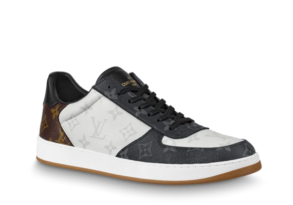 Get the Louis Vuitton Rivoli Sneaker - Ebene, Monogram canvas for men.