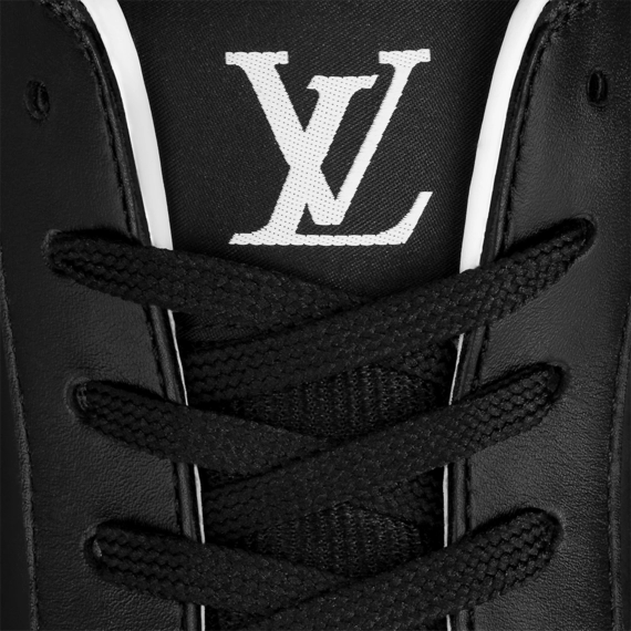 Men's Louis Vuitton Rivoli Sneaker - Black Monogram metallic canvas and calf leather - On Sale - Don't Miss Out!