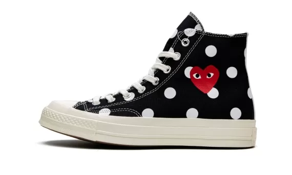 Chuck 70 CDG HI - Black/White/Egret