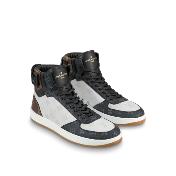 Be Stylish with the Louis Vuitton Rivoli Sneaker Boot - Monogram Canvas for Men's