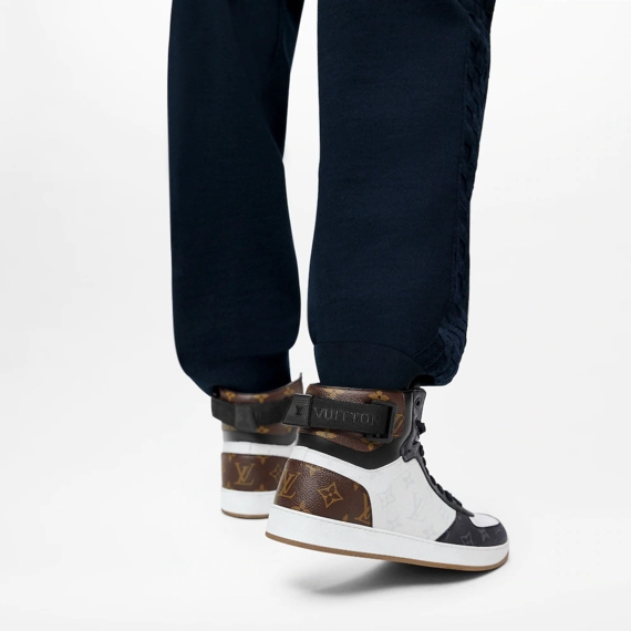 Get the Stylish Louis Vuitton Rivoli Sneaker Boot - Monogram Canvas for Men's
