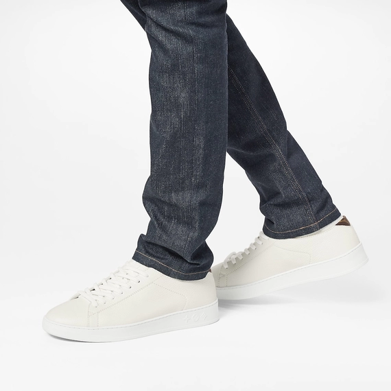 Shop Men's Louis Vuitton Resort Sneaker - White Grained Calf Leather Today!