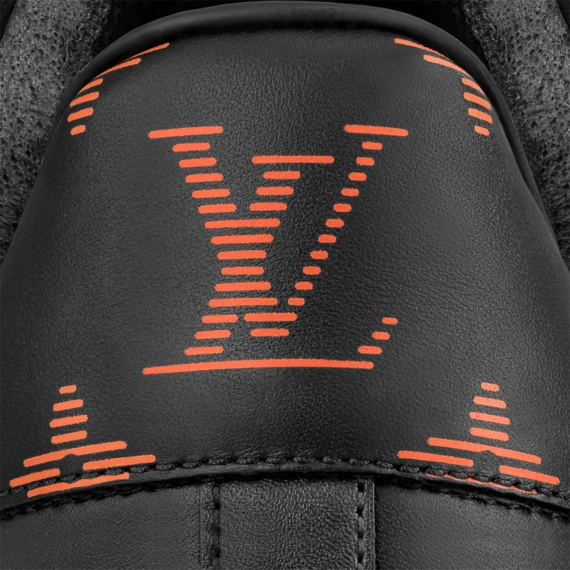 Grab Men's Louis Vuitton Luxembourg Samothrace Sneaker - Orange Calf Leather On Sale!