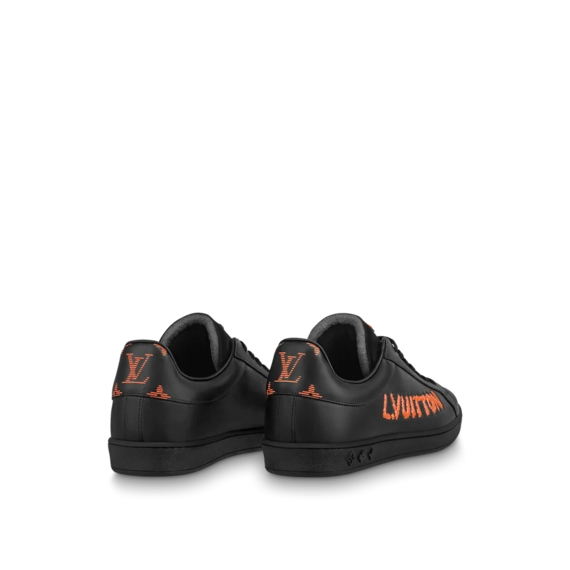 Men's Louis Vuitton Luxembourg Samothrace Sneaker - Orange Calf Leather - Buy Now!