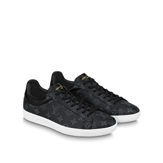 Shop Louis Vuitton Luxembourg Sneaker - Monogram Canvas Eclipse Grey - For Men