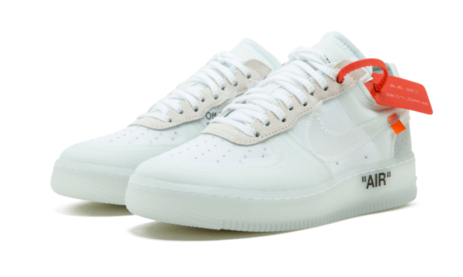 Shop now and save! Get the Nike x Off White Air Force 1 Low - WHITE for men with a great discount!