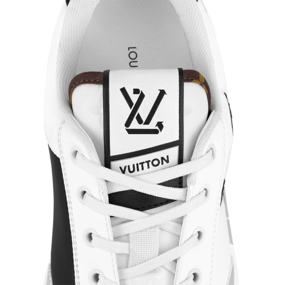 Grab a Deal on Men's Louis Vuitton Charlie Sneaker: Cacao Brown Mix of Recycled & Sustainable Materials!