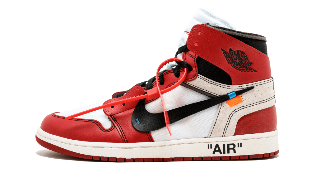 buy real Nike Off-White   Air Jordan 1 Red for 225 USD only